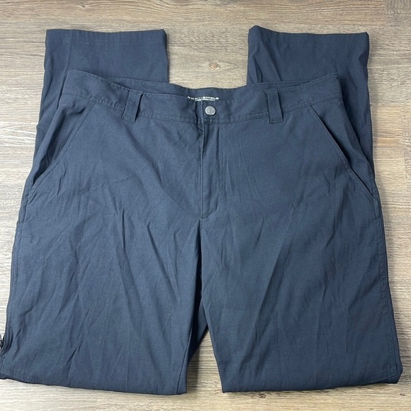 Columbia Mens Royce Peak Black OmniShield Articulate Knee Flex Nylon Pants 38x32 - Picture 2 of 15